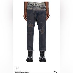 R13 Crossover Jeans